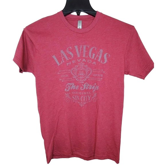 Next Level Apparel Las Vegas Nevada High Roller The Stripe Original Sin City T-S - Picture 1 of 8